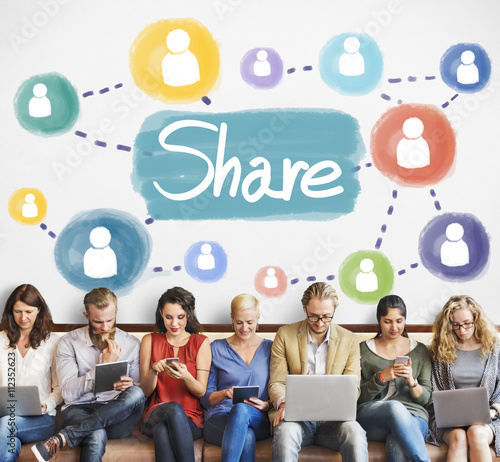 Foto Share Sharing Connection Networking Concept