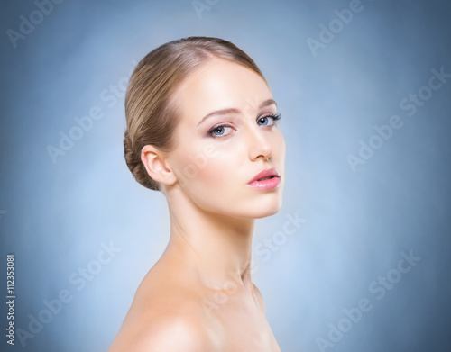 Portrait of young, beautiful and healthy woman