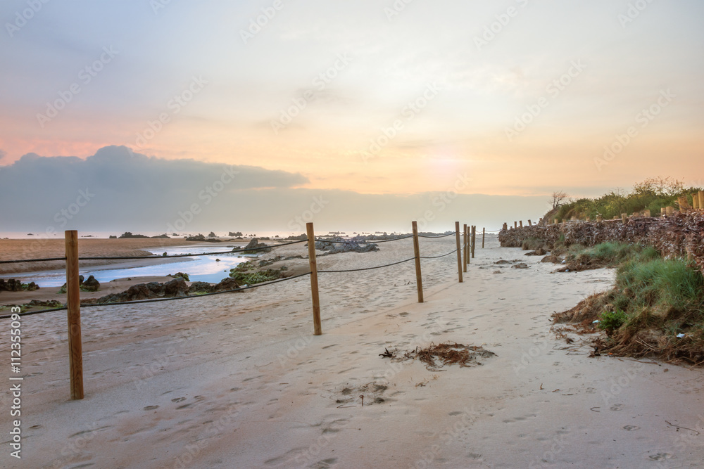 sunrise on tregandin beach, (Noja-spain) sunrise on tregandin beach, (Noja-spain)