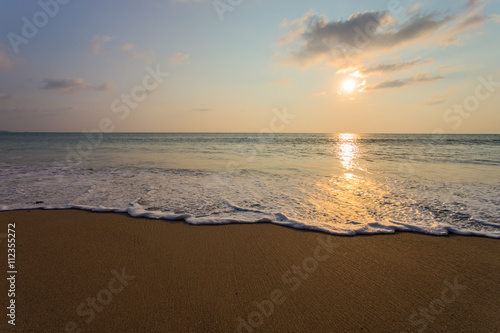 sea sunset at beach
