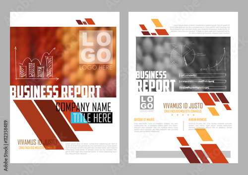 Annual Report and Presentation Template design