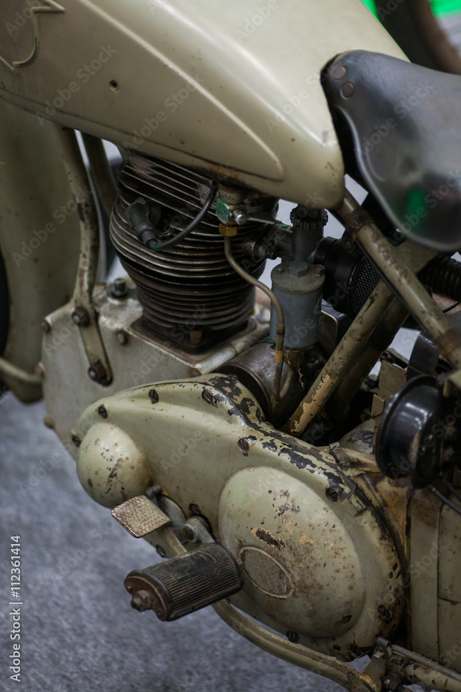 Fototapeta premium Motorcycle engine