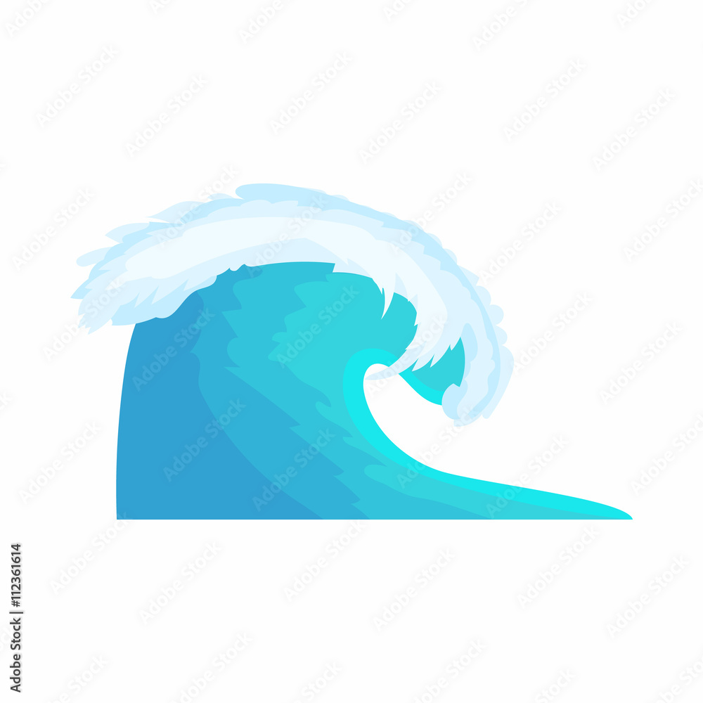 Obraz premium Water Wave icon