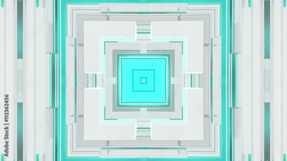 Abstract white and blue kaleidoscope background Abstract white and blue kaleidoscope background