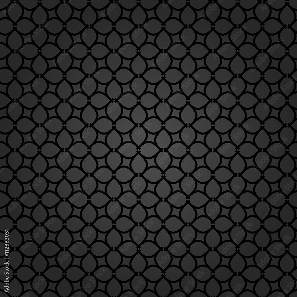 Seamless vector dark ornament. Modern geometric pattern with repeating elements Seamless vector dark ornament. Modern geometric pattern with repeating elements