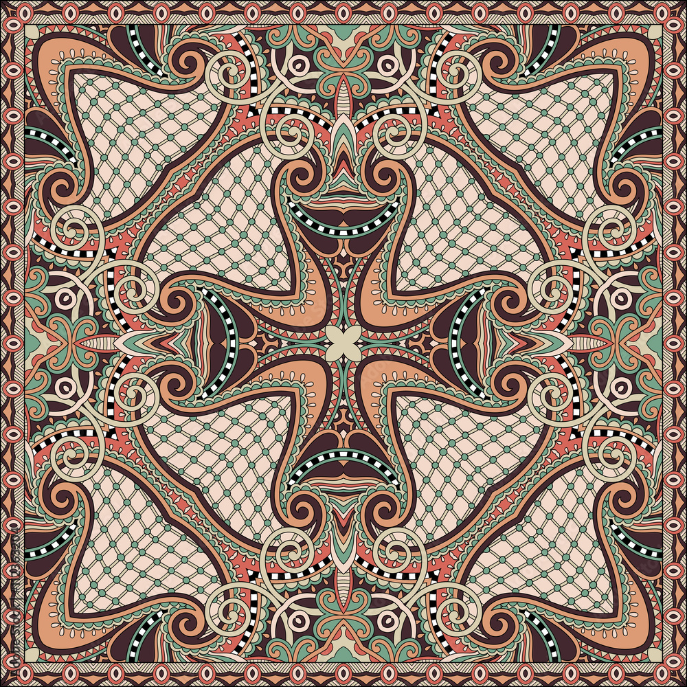 authentic silk neck scarf or kerchief square pattern design in u authentic silk neck scarf or kerchief square pattern design in u