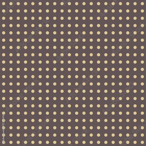 Seamless geometric modern pattern. Fine ornament with golden dotted elements