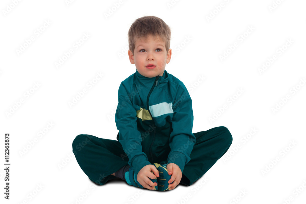 The boy in the sports form The boy in the sports form