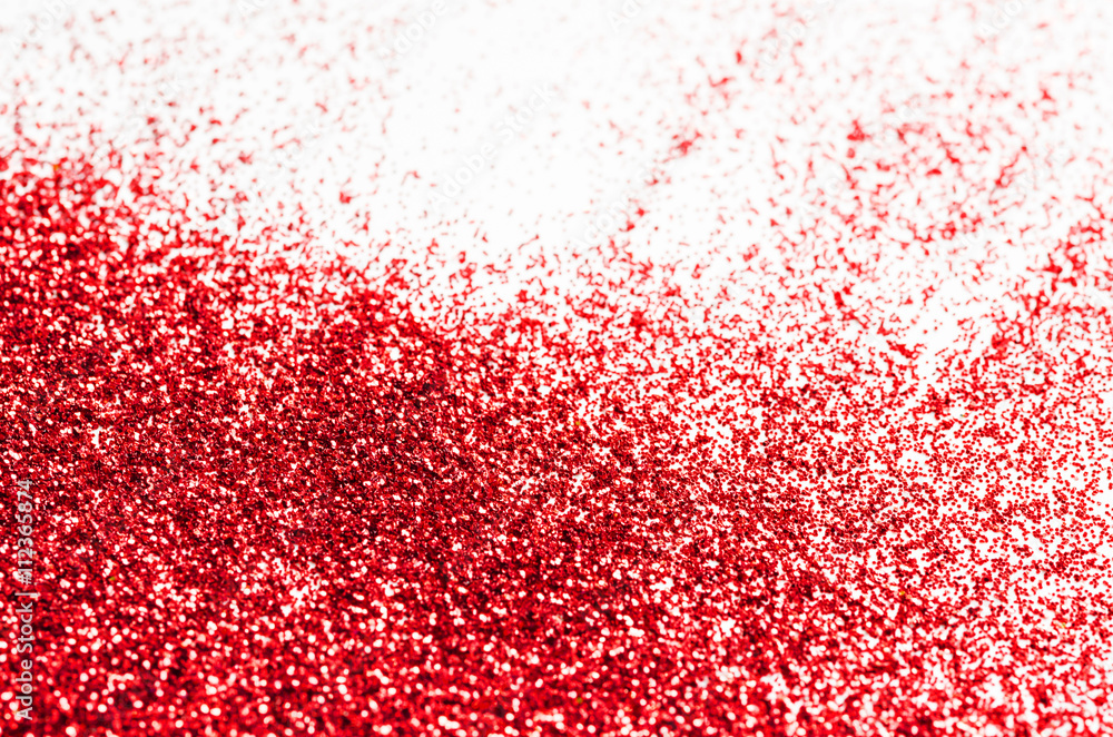Fototapeta premium Red glitter texture.