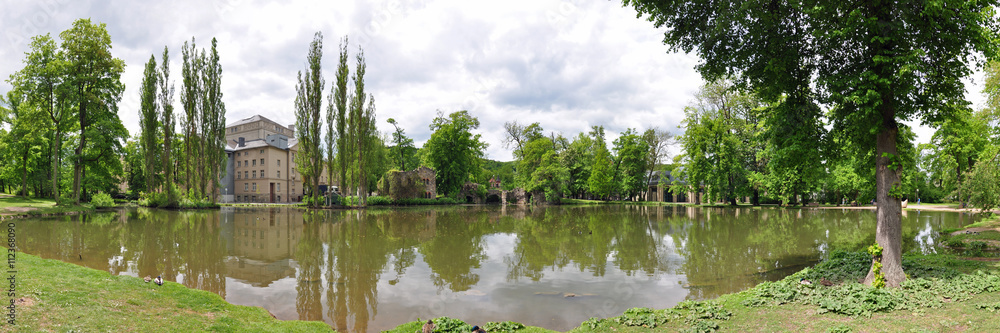 Panorama Englischer Garten in Meiningen
