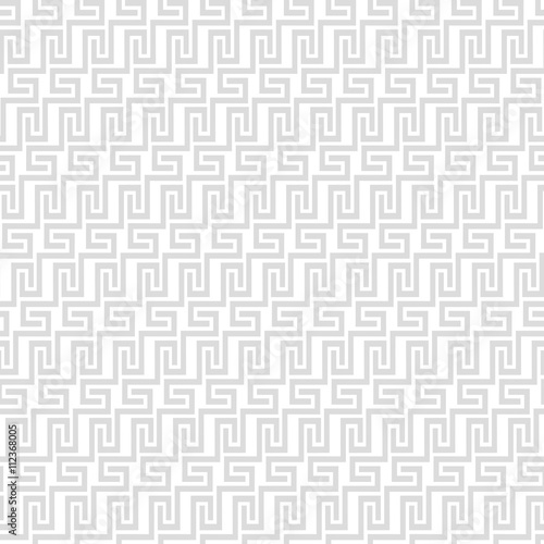 Grey geometric maze seamless pattern