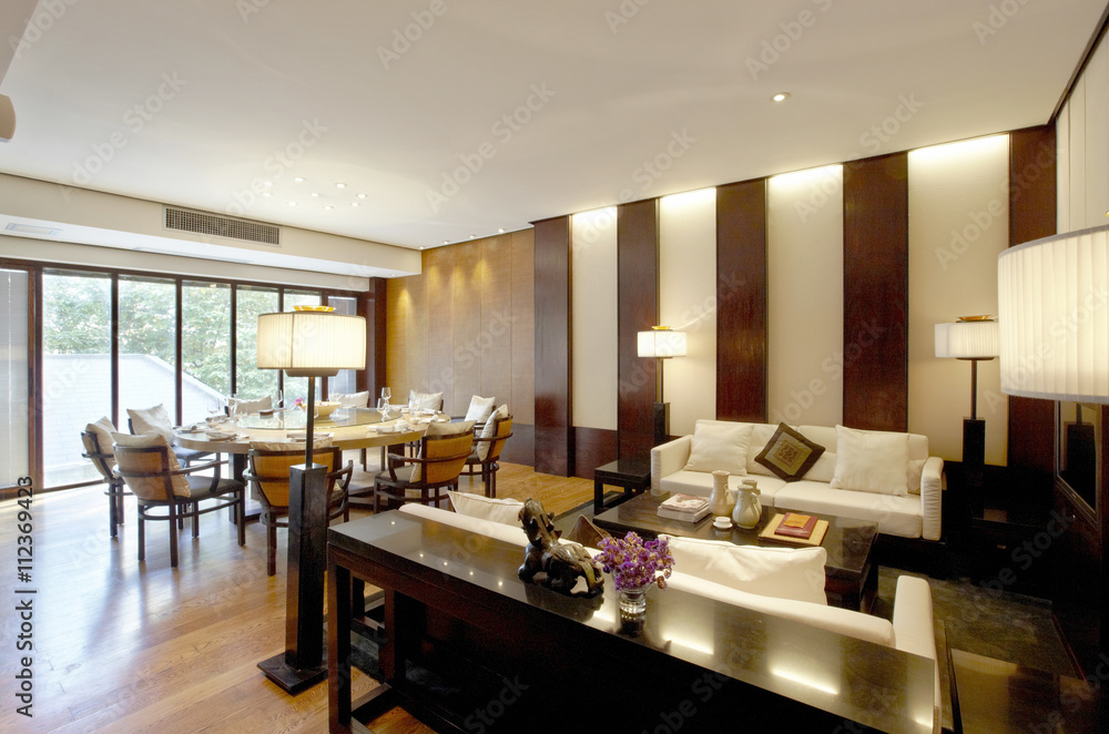 Fototapeta premium restaurant's private dining room