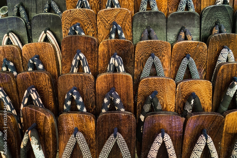 Fototapeta premium japanese traditional shoes