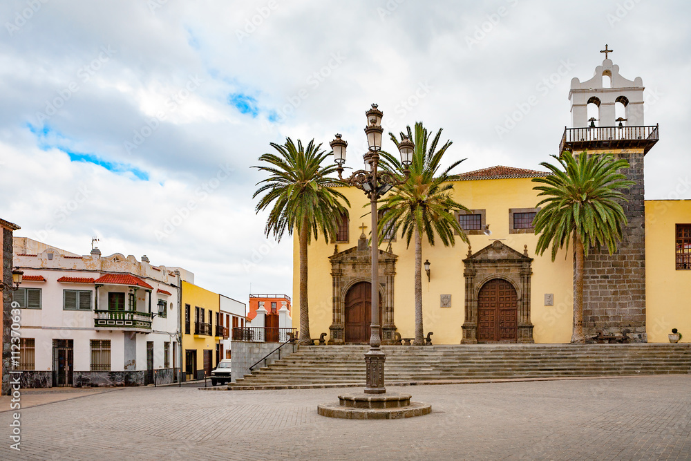 Main square of Garachico. Tenerife, Canary Islands, Spain