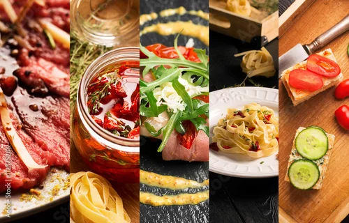 Obraz Natural food (various cuisines)