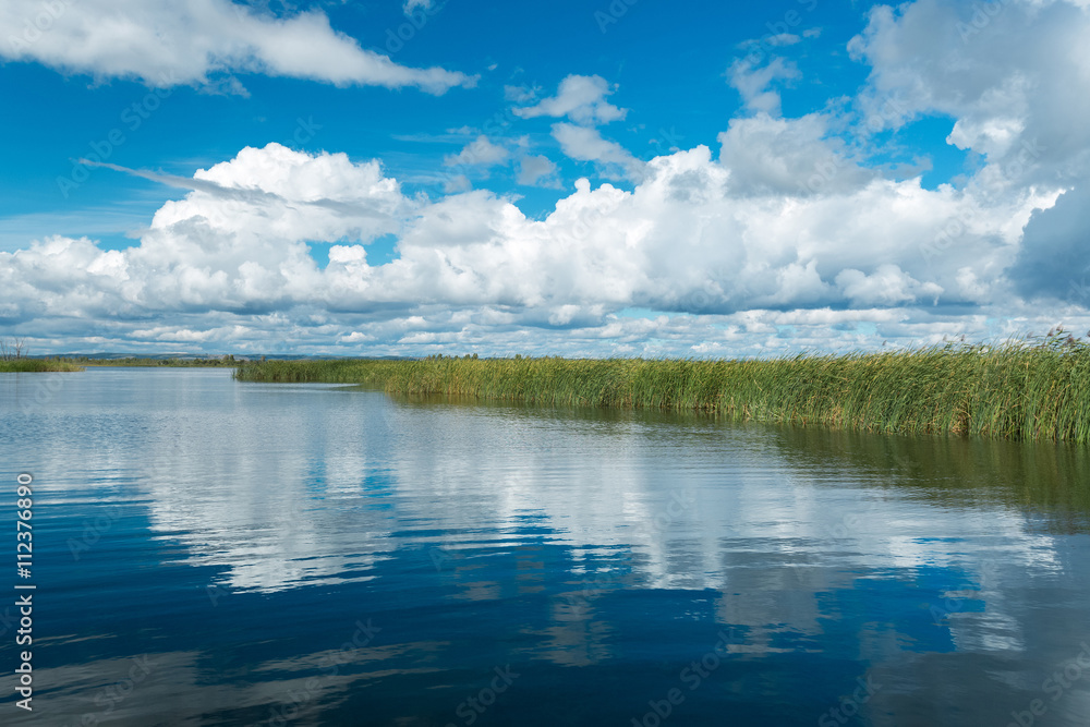 River with sky