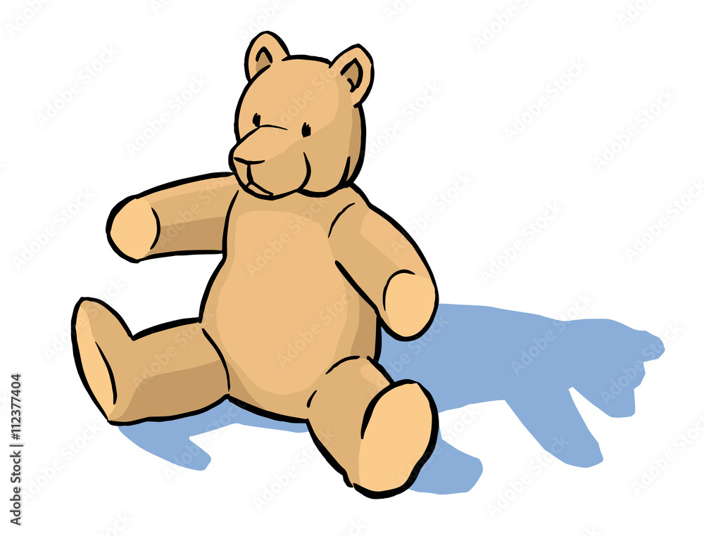 Teddy Bär sitzend Teddy Bär sitzend