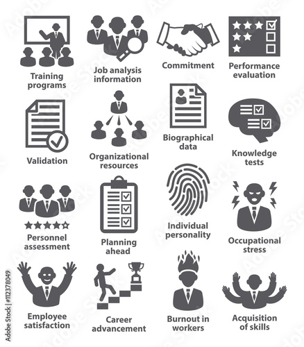 Business management icons. Pack 23.