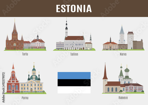 Famous Places of Estonian Cities photo