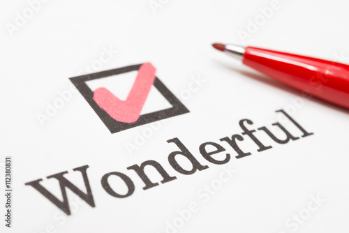 素晴らしい Wonderful