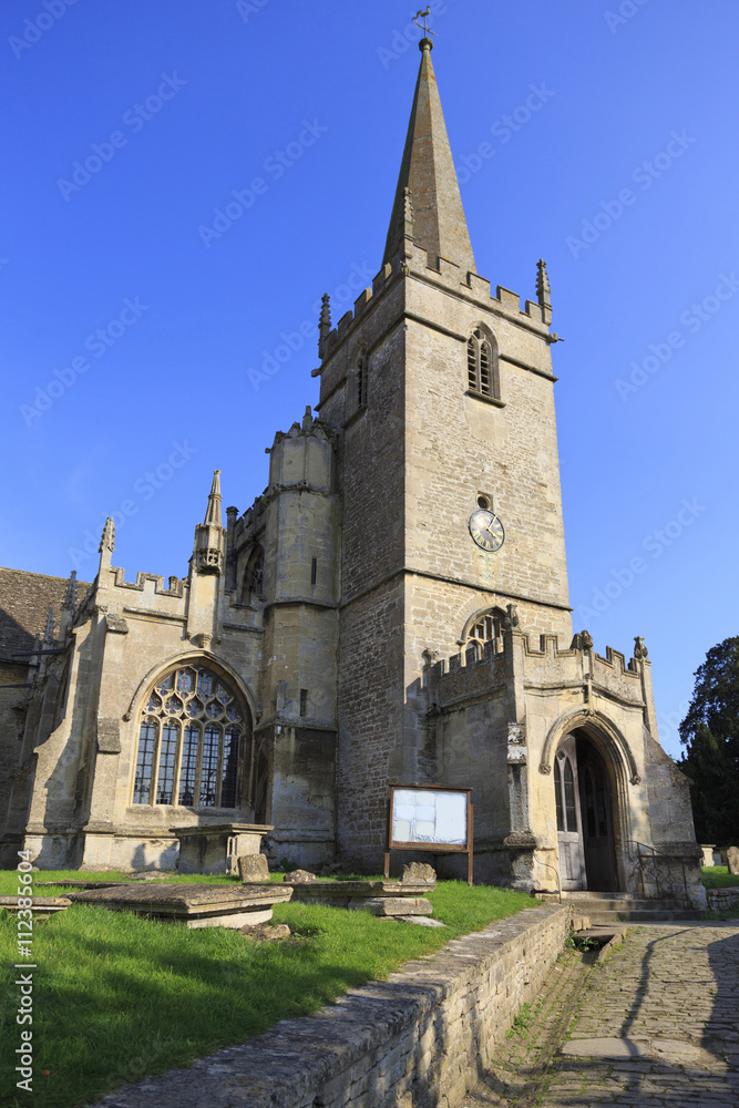 church in Lacock,Wiltshire,UK