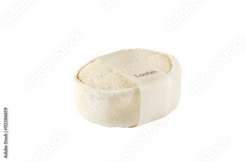 Obraz na płótnie Loofah isolated on white