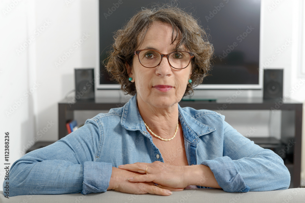portrait of beautiful middle-aged woman portrait of beautiful middle-aged woman