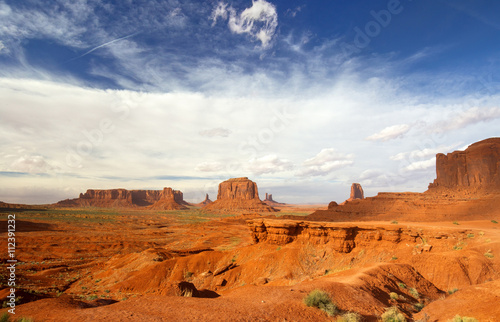 scenic view of monument valley in the daylight