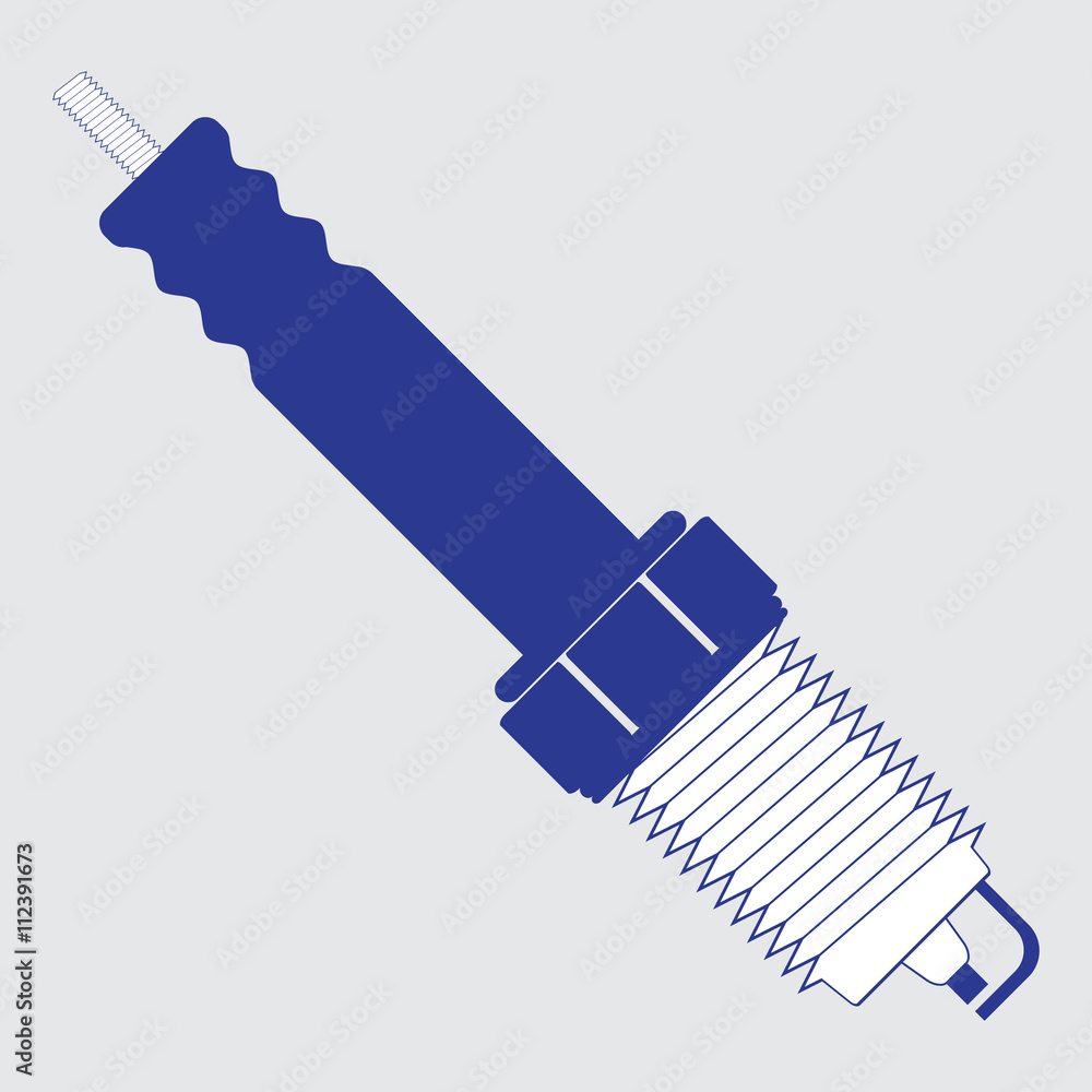 vector image of automobile spark plugs vector image of automobile spark plugs