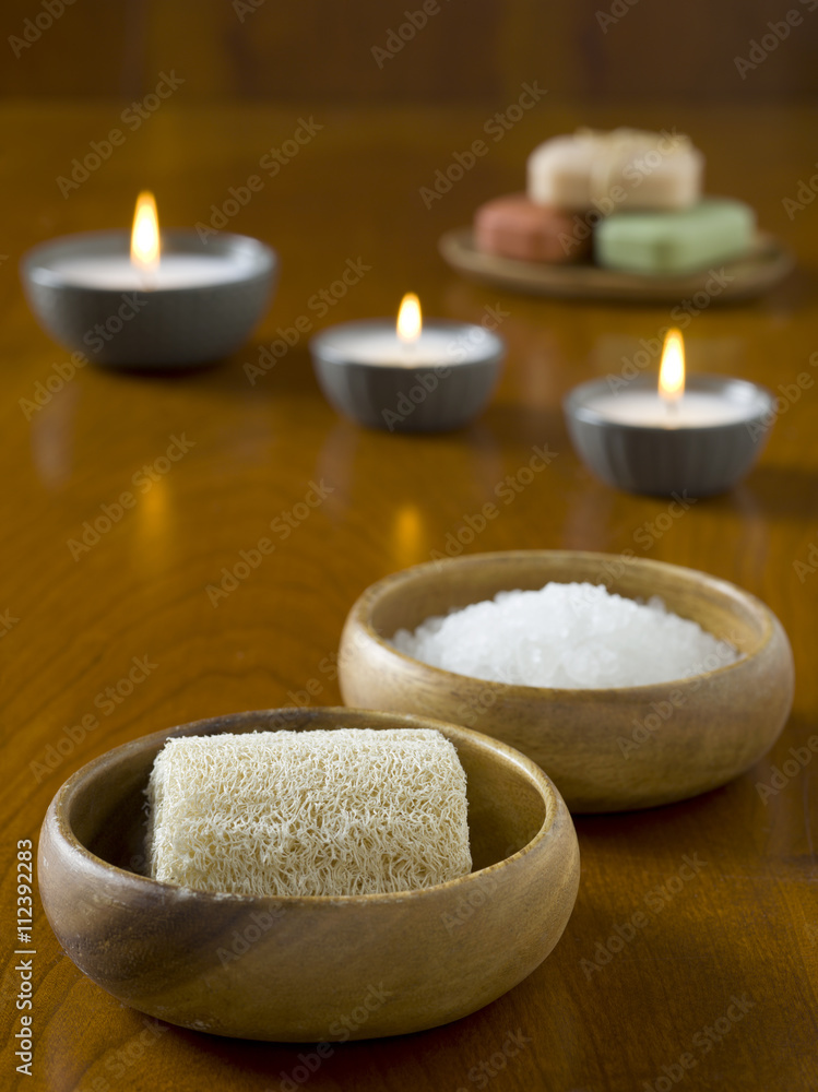 herbal spa salt with loofah herbal spa salt with loofah