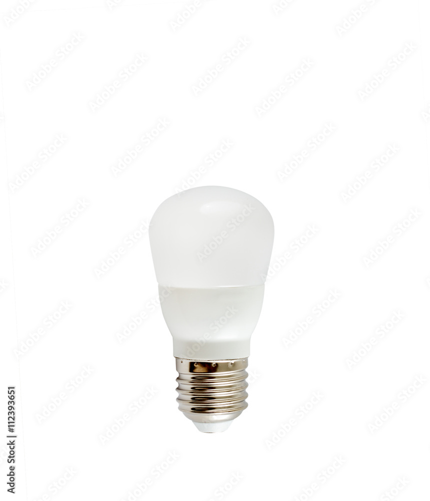 Incandescent light bulb isolated on white background Incandescent light bulb isolated on white background