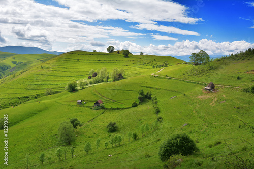Transylvanian countryside landscape