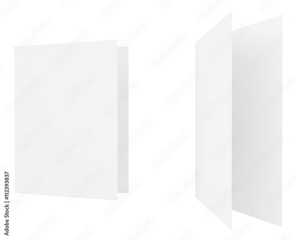 blank sheets of paper on a white background blank sheets of paper on a white background