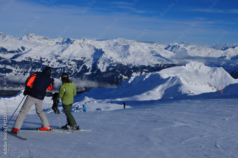 Schweizer Alpen: Wintersport Davos