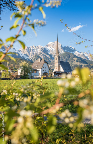 Alpine village Maria Alm, Salzburger Land, Austria