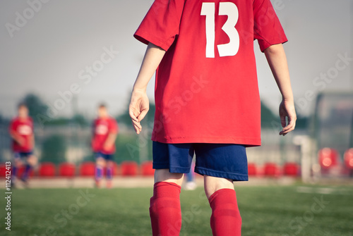 Młody piłkarz