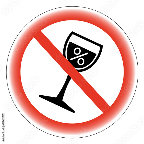 znak zakaz spożywania alkoholu