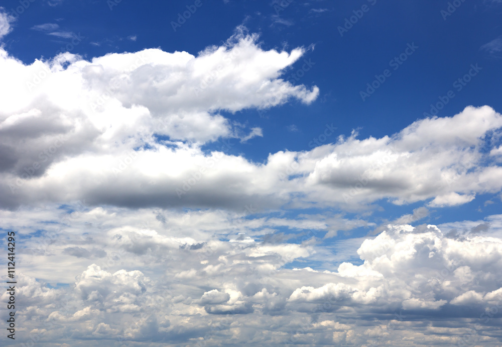Obraz premium Aerial sky and clouds background