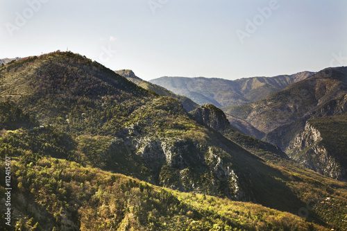 Landscape near Sospel. France