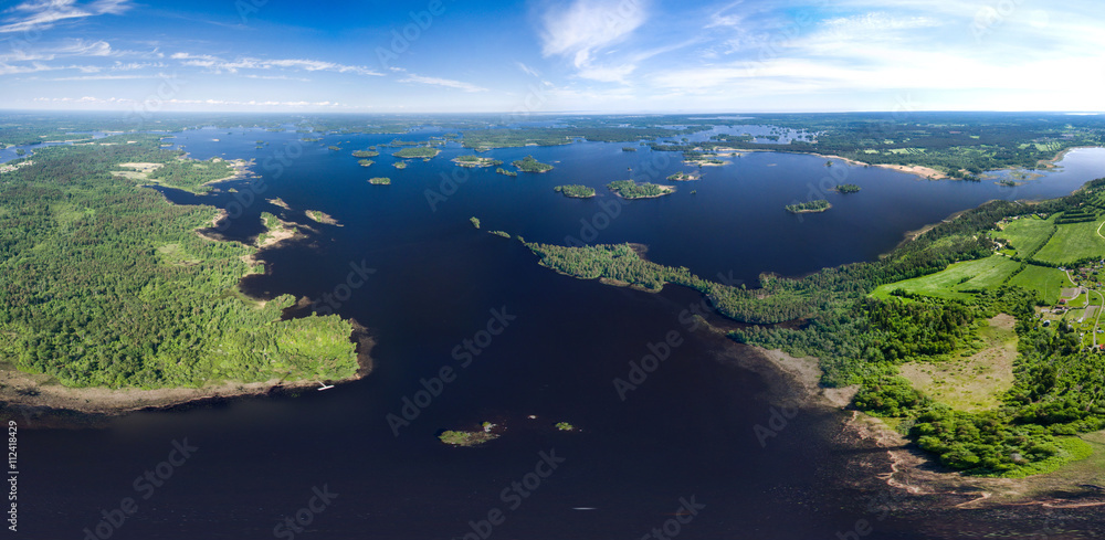 Aerial Karelia view, Russia