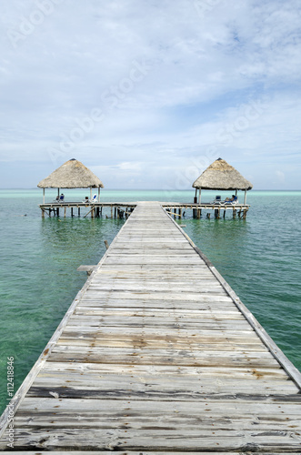 Pasarela Hemingway dock in Cayo Guillermo - Ciego de Avila Province, Cuba.