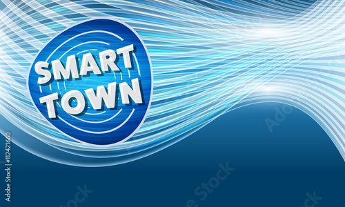 Vector modern abstract background with transparent lines and sma