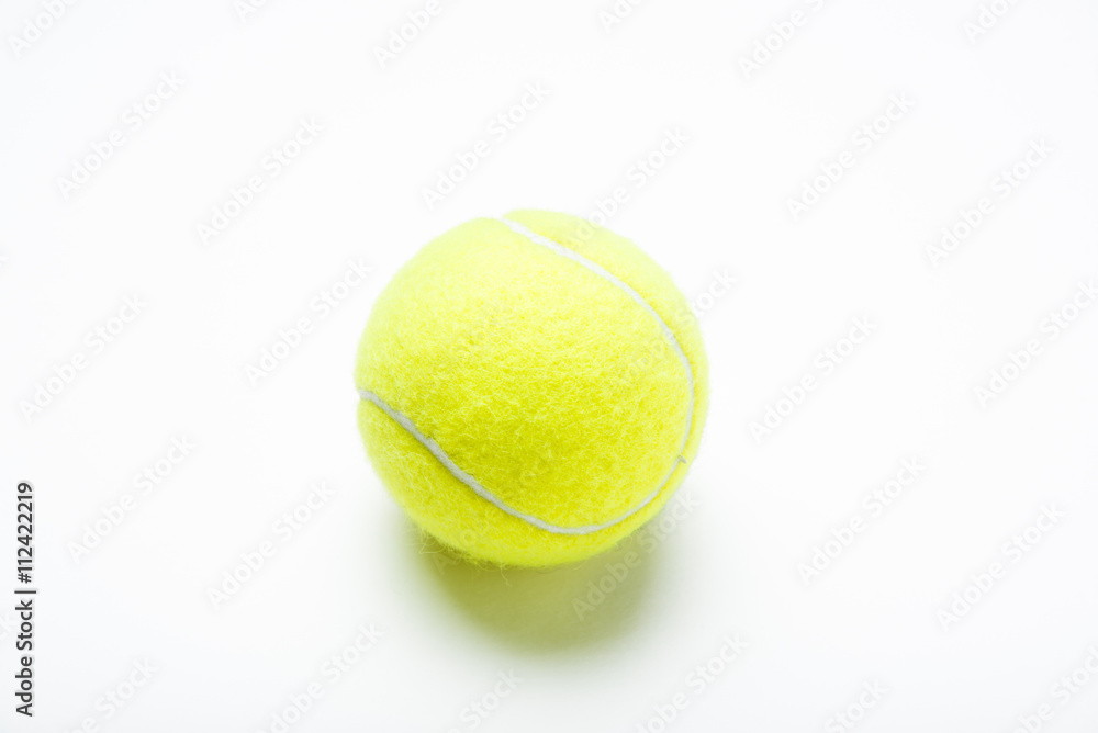 isolated tennis ball