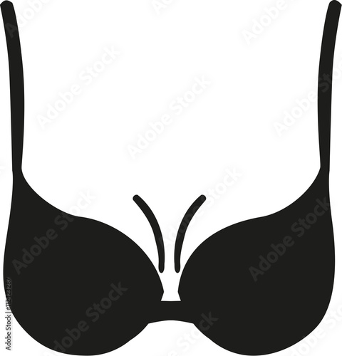 Bikini bra with boobs