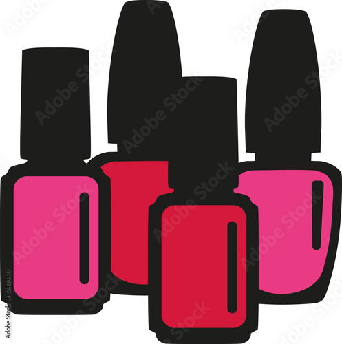 Nail polish bottles