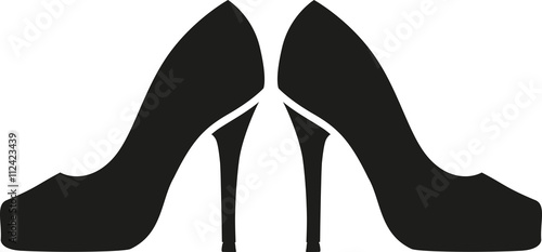 Two High heels with platform