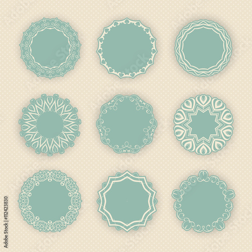 Decorative circular borders