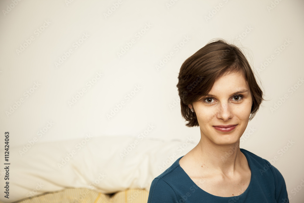 the portrait of woman