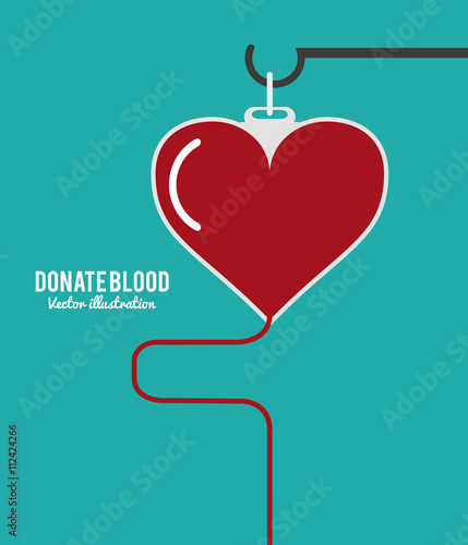 Blood design. Health care icon. Colorful illustration