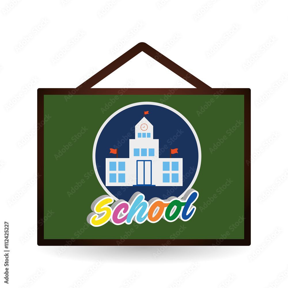 Education design. school icon. isolated illustration , vector Education design. school icon. isolated illustration , vector